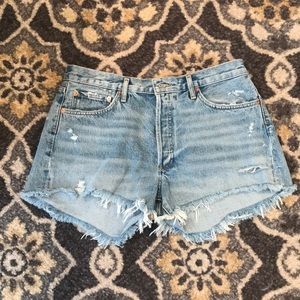 Agolde Parker Vintage Cut off Shorts
